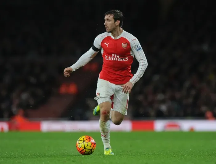 Framed Print : Monreal in Action: Arsenal vs Newcastle United (Premier League 2015-16) Framed Print : Monreal in Action: Arsenal vs Newcastle United (Premier League 2015-16)