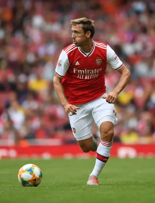 Framed Print : Monreal in Action: Arsenal vs. Olympique Lyonnais at Emirates Cup, 2019 Framed Print : Monreal in Action: Arsenal vs. Olympique Lyonnais at Emirates Cup, 2019
