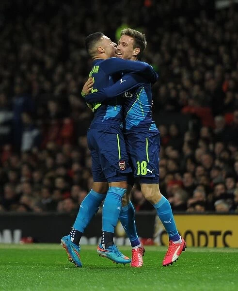 Monreal and Oxlade-Chamberlain's Historic FA Cup Goal: Arsenal Stuns Manchester United (2015)