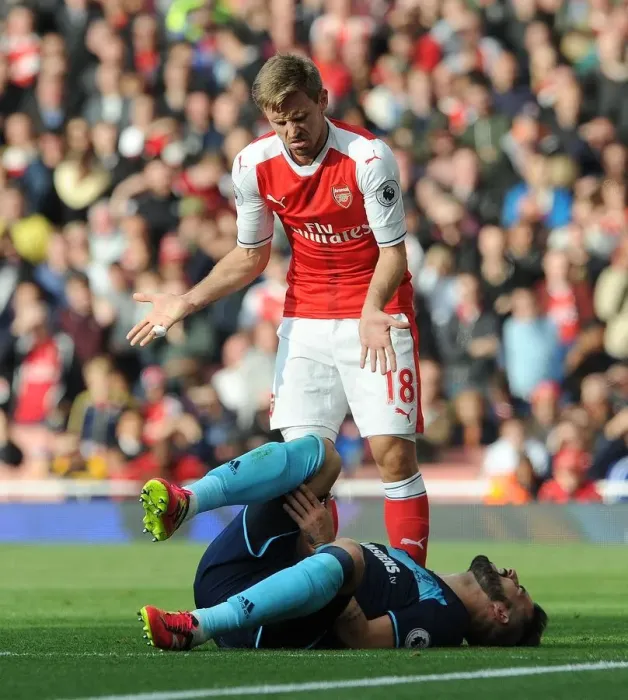 Framed Print : Monreal vs Negredo: Intense Moment at Arsenal vs Middlesbrough, 2016-17 Premier League Framed Print : Monreal vs Negredo: Intense Moment at Arsenal vs Middlesbrough, 2016-17 Premier League