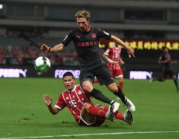 Monreal vs Rodriguez: A Football Showdown - Bayern Munich vs Arsenal in Shanghai, 2017