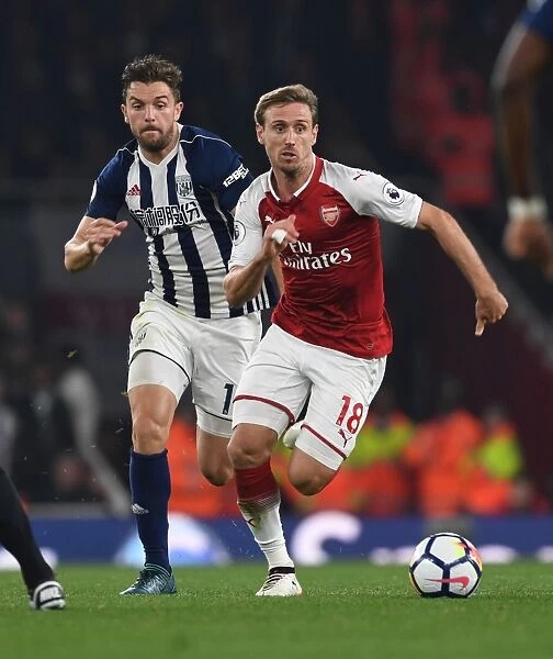 Monreal's Brilliant Outsmarting of Morrison: Arsenal's Game-Changing Moment vs. West Bromwich Albion (2017-18 Premier League)