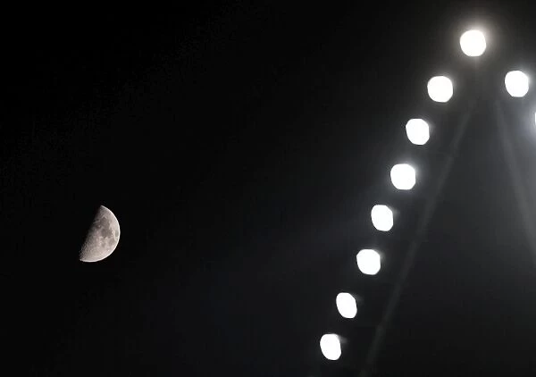 The Moon over BATE Borisov Arena: Arsenal vs FC BATE Europa League Clash, 2017