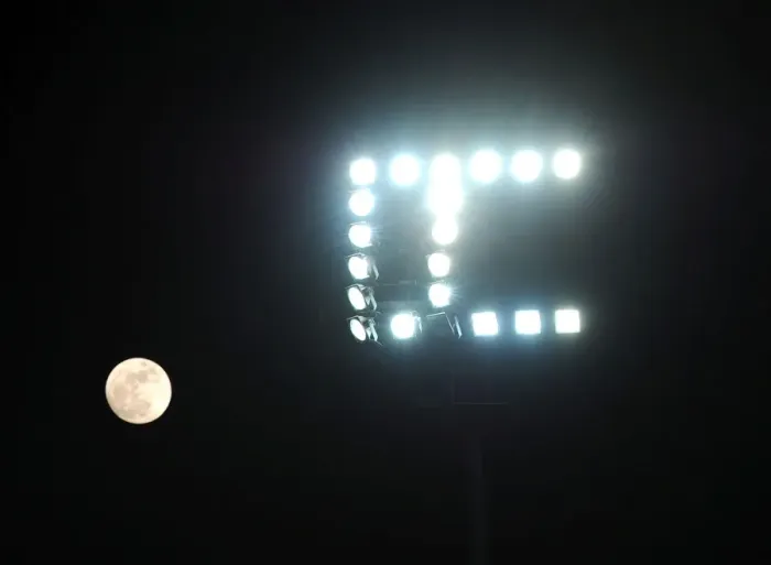 Framed Print : Moonlit Rivalry: Queens Park Rangers vs. Arsenal