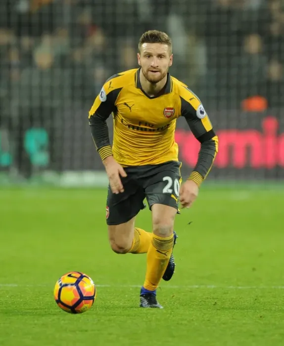 Framed Print : Mustafi in Action: Arsenal vs. West Ham United, Premier League 2016-17