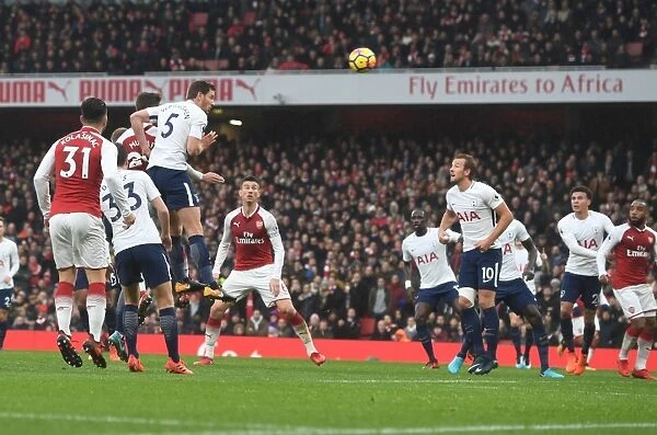 Mustafi Outjumps Vertonghen: Arsenal Takes Early Lead Against Tottenham