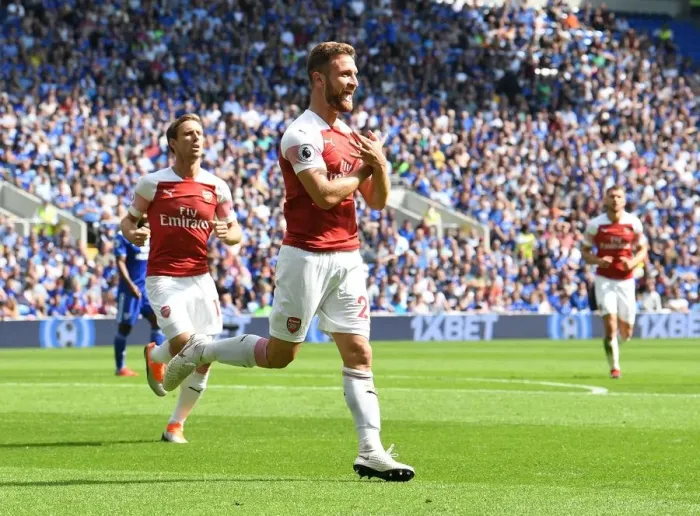 Framed Print : Mustafi Strikes: Arsenal's Victory over Cardiff City in Premier League Framed Print : Mustafi Strikes: Arsenal's Victory over Cardiff City in Premier League