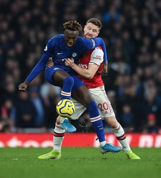 Mustafi vs. Abraham: A Premier League Showdown - Arsenal vs. Chelsea (December 2019), Emirates Stadium