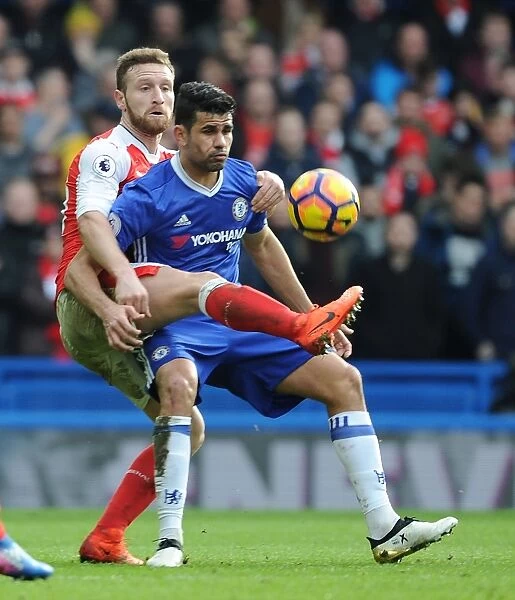 Mustafi vs Costa: Intense Battle in Chelsea vs Arsenal Premier League Clash