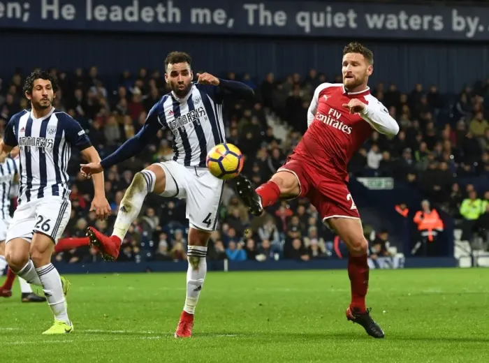 Framed Print : Mustafi vs. Robson-Kanu: A Battle in the Premier League Clash Between West Bromwich Albion and Arsenal Framed Print : Mustafi vs. Robson-Kanu: A Battle in the Premier League Clash Between West Bromwich Albion and Arsenal