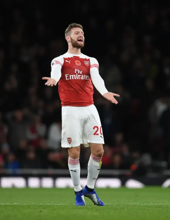 Framed Print : Mustafi's Unyielding Spirit: Arsenal's Defensive Wall vs. Wolverhampton Wanderers