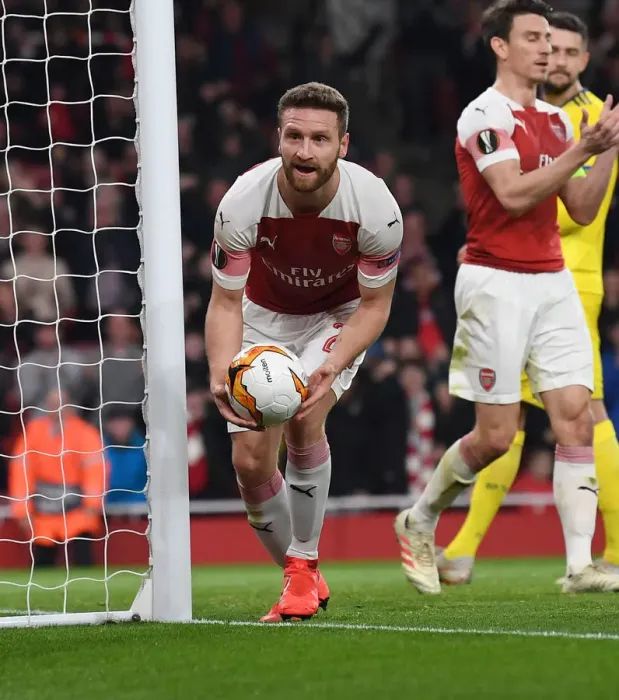 Framed Print : Mustafi's Winning Goal: Arsenal Claims Europa League Triumph over BATE Borisov