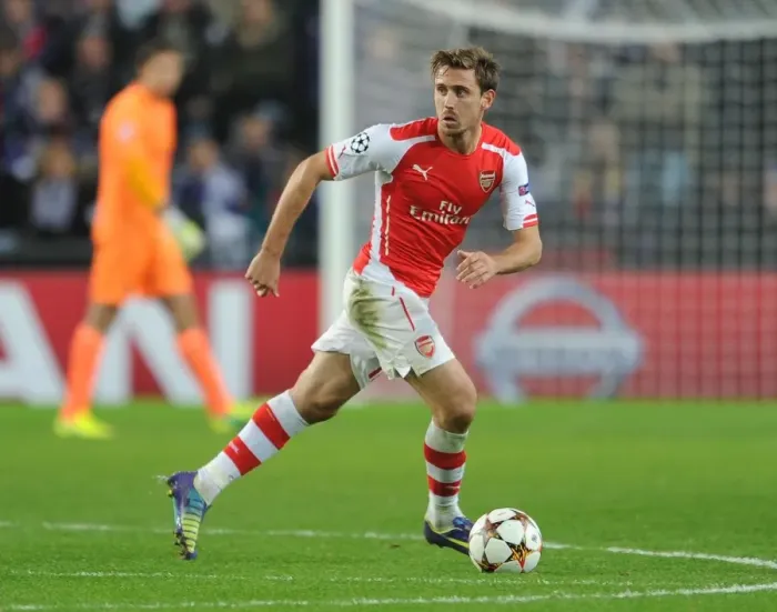 Framed Print : Nacho Monreal in Action: Arsenal vs. RSC Anderlecht, UEFA Champions League 2014-15 Framed Print : Nacho Monreal in Action: Arsenal vs. RSC Anderlecht, UEFA Champions League 2014-15