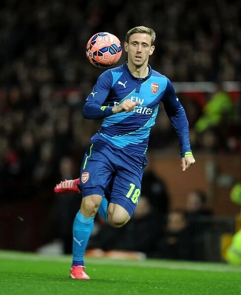 Nacho Monreal in Action: Arsenal vs. Manchester United - FA Cup Quarterfinal 2015