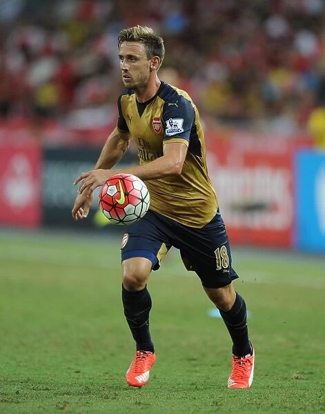 Nacho Monreal in Action: Arsenal vs. Singapore XI, Barclays Asia Trophy (July 15, 2015)