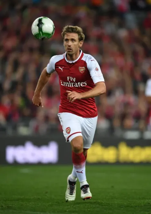 Framed Print : Nacho Monreal in Action: Arsenal vs. Western Sydney Wanderers (2017-18)