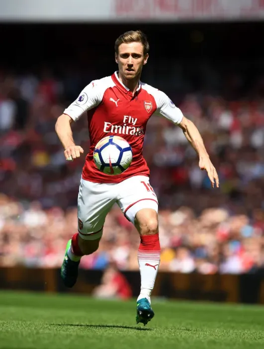 Framed Print : Nacho Monreal in Action: Arsenal vs. West Ham United, Premier League 2017-18 Framed Print : Nacho Monreal in Action: Arsenal vs. West Ham United, Premier League 2017-18