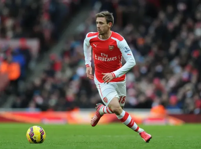 Framed Print : Nacho Monreal in Action: Arsenal vs Aston Villa, Premier League 2014-15 Framed Print : Nacho Monreal in Action: Arsenal vs Aston Villa, Premier League 2014-15