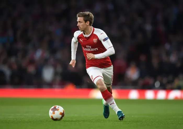 Framed Print : Nacho Monreal in Action: Arsenal vs Atletico Madrid - UEFA Europa League Semi-Final Framed Print : Nacho Monreal in Action: Arsenal vs Atletico Madrid - UEFA Europa League Semi-Final