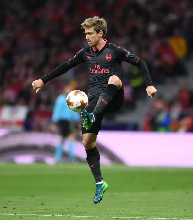 Framed Print : Nacho Monreal in Action: Arsenal vs Atletico Madrid - UEFA Europa League Semi-Final Framed Print : Nacho Monreal in Action: Arsenal vs Atletico Madrid - UEFA Europa League Semi-Final