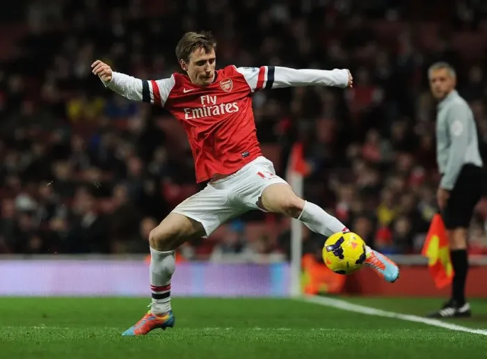 Framed Print : Nacho Monreal in Action: Arsenal vs Crystal Palace, Premier League 2013-14