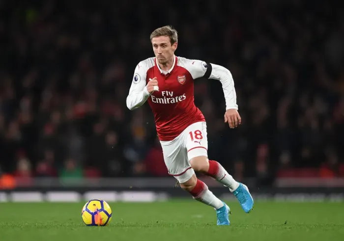 Framed Print : Nacho Monreal in Action: Arsenal vs Huddersfield Town, Premier League 2017-18 Framed Print : Nacho Monreal in Action: Arsenal vs Huddersfield Town, Premier League 2017-18