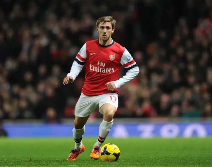 Framed Print : Nacho Monreal in Action: Arsenal vs Hull City, Premier League 2013-14