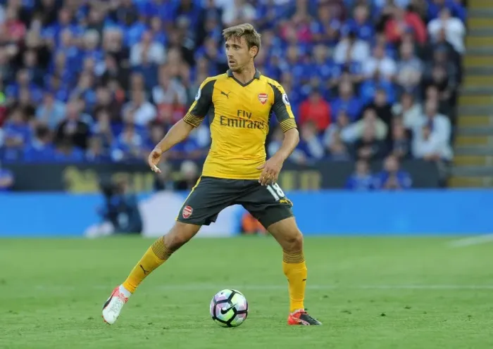 Framed Print : Nacho Monreal in Action: Arsenal vs Leicester City, Premier League 2016-17 Framed Print : Nacho Monreal in Action: Arsenal vs Leicester City, Premier League 2016-17