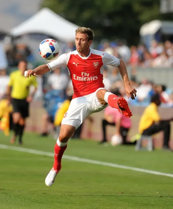 Framed Print : Nacho Monreal in Action: Arsenal vs MLS All-Stars, 2016
