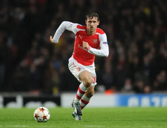 Framed Print : Nacho Monreal in Action: Arsenal vs RSC Anderlecht, UEFA Champions League, 2014 Framed Print : Nacho Monreal in Action: Arsenal vs RSC Anderlecht, UEFA Champions League, 2014