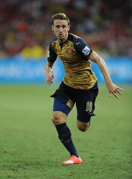 Nacho Monreal in Action: Arsenal vs Singapore XI (July 15, 2015)