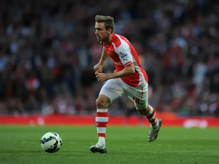 Framed Print : Nacho Monreal in Action: Arsenal vs Swansea City, Premier League 2014 / 15 Framed Print : Nacho Monreal in Action: Arsenal vs Swansea City, Premier League 2014 / 15