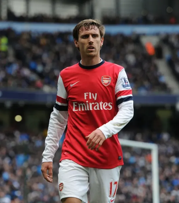 Framed Print : Nacho Monreal in Action: Manchester City vs. Arsenal (2013-14)