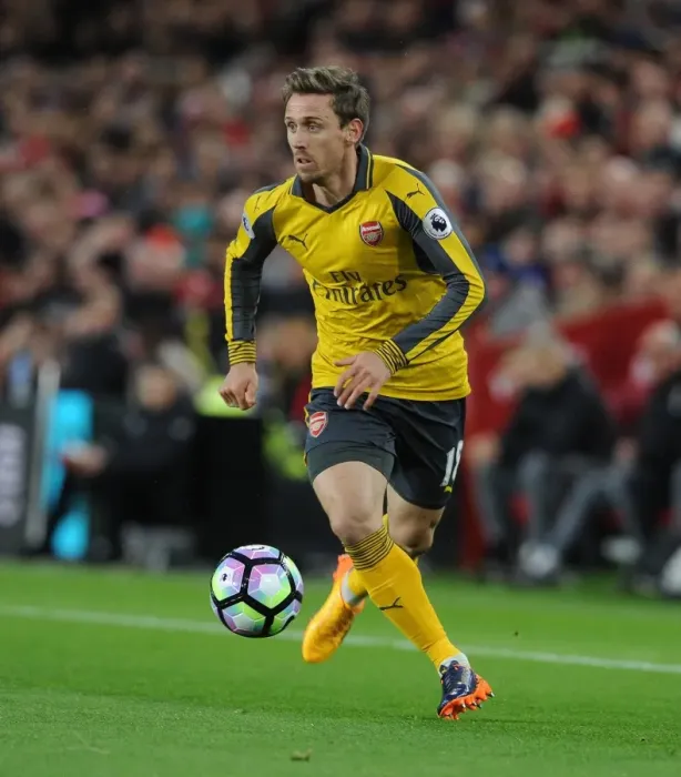 Framed Print : Nacho Monreal in Action: Middlesbrough vs. Arsenal, Premier League 2016-17