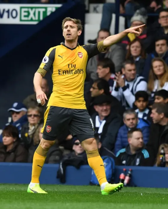Framed Print : Nacho Monreal in Action: West Bromwich Albion vs. Arsenal, Premier League 2016-17