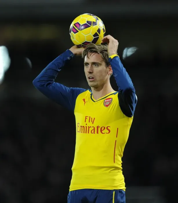 Framed Print : Nacho Monreal in Action: West Ham United vs. Arsenal, Premier League 2014-15 Framed Print : Nacho Monreal in Action: West Ham United vs. Arsenal, Premier League 2014-15