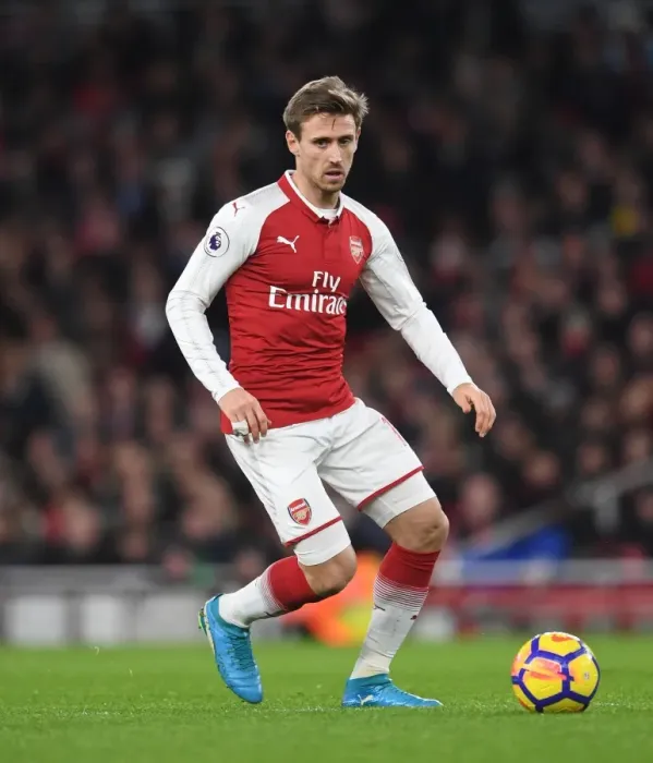 Framed Print : Nacho Monreal (Arsenal). Arsenal 3: 3 Liverpool. Premier League. Emirates Stadium