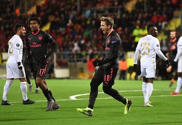 Nacho Monreal Scores First Goal: Arsenal's Europa League Triumph over Ostersunds FK
