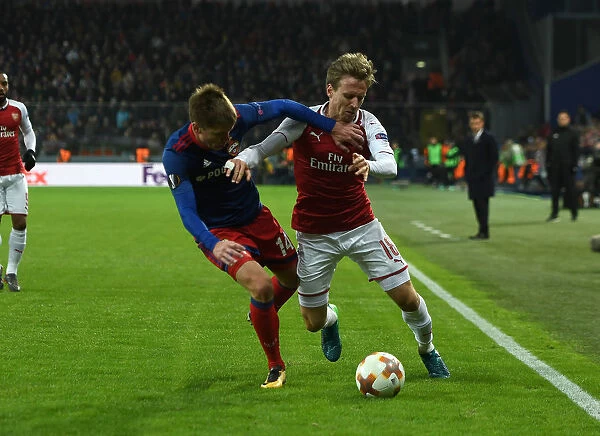 Nacho Monreal vs. Kirill Nababkin: A Battle in the Europa League Quarterfinals between CSKA Moscow and Arsenal FC