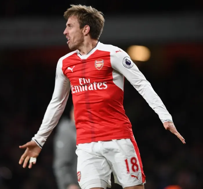 Framed Print : Nacho Monreal's Euphoric Moment: Thrilling Arsenal Goal vs Leicester City (2016-17) Framed Print : Nacho Monreal's Euphoric Moment: Thrilling Arsenal Goal vs Leicester City (2016-17)