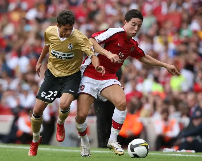 Framed Print : Nasri vs. Rossi: Juventus Edge Past Arsenal in Emirates Cup Clash, 2008 Framed Print : Nasri vs. Rossi: Juventus Edge Past Arsenal in Emirates Cup Clash, 2008