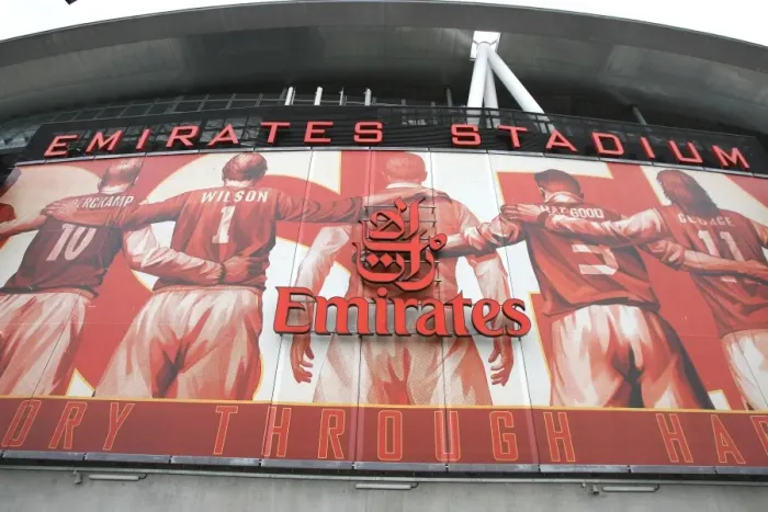 Framed Print : The new artwork on the stadium