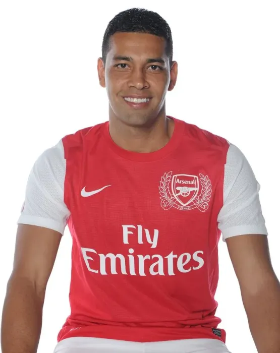 Framed Print : New Signing Andre Santos Joins Arsenal Training Ahead of Premier League Debut