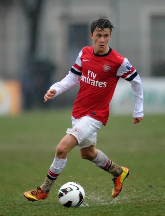 Framed Print : NextGen Series: Kris Olsson of Arsenal U19 vs Inter Milan U19