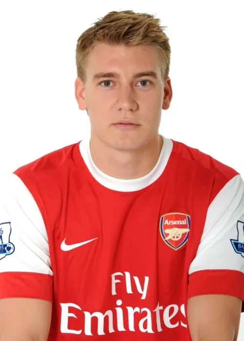 Framed Print : Nicklas Bendtner (Arsenal). Arsenal 1st Team Photocall and Membersday. Emirates Stadium