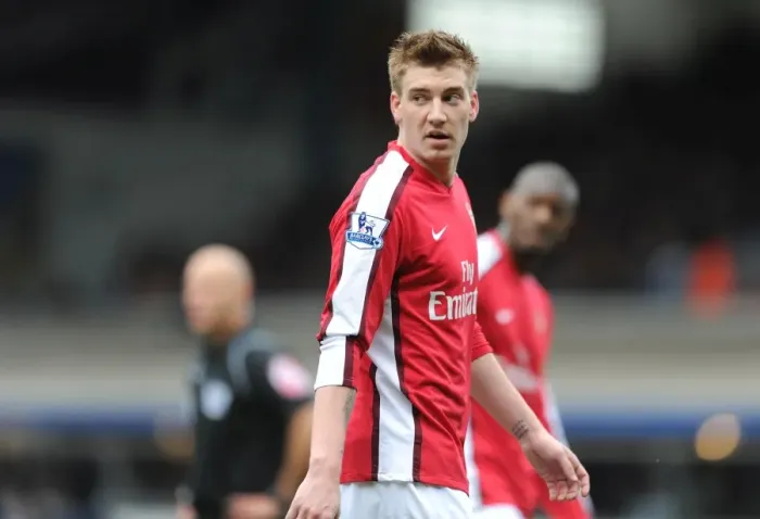 Framed Print : Nicklas Bendtner (Arsenal). Birmingham City 1: 1 Arsenal, Barclays Premier League Framed Print : Nicklas Bendtner (Arsenal). Birmingham City 1: 1 Arsenal, Barclays Premier League