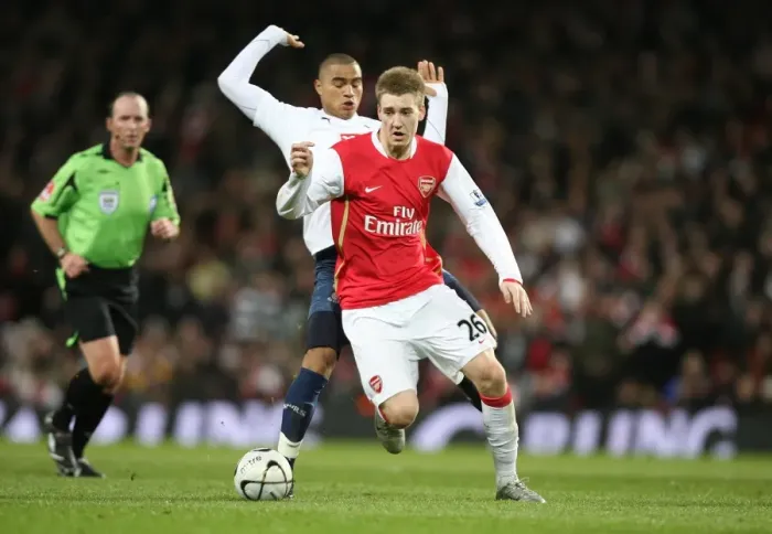Framed Print : Nicklas Bendtner (Arsenal) Kevin-Prince Boateng (Tottenham) Framed Print : Nicklas Bendtner (Arsenal) Kevin-Prince Boateng (Tottenham)