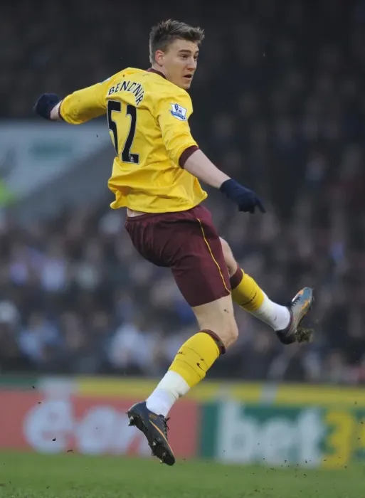 Framed Print : Nicklas Bendtner (Arsenal). Leyton Orient 1: 1 Arsenal, FA Cup Fifth Round