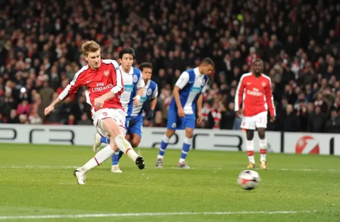 Framed Print : Nicklas Bendtner Scores His Hat-Trick: Arsenal Crushes FC Porto 5-0 in UEFA Champions League Framed Print : Nicklas Bendtner Scores His Hat-Trick: Arsenal Crushes FC Porto 5-0 in UEFA Champions League