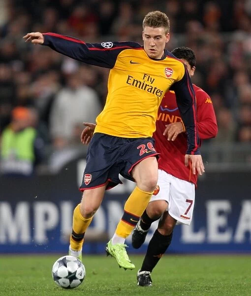 Nicklas Bendtner's Heartbreaking Miss: Arsenal's Defeat in UEFA Champions League Shootout against AS Roma, March 11, 2009